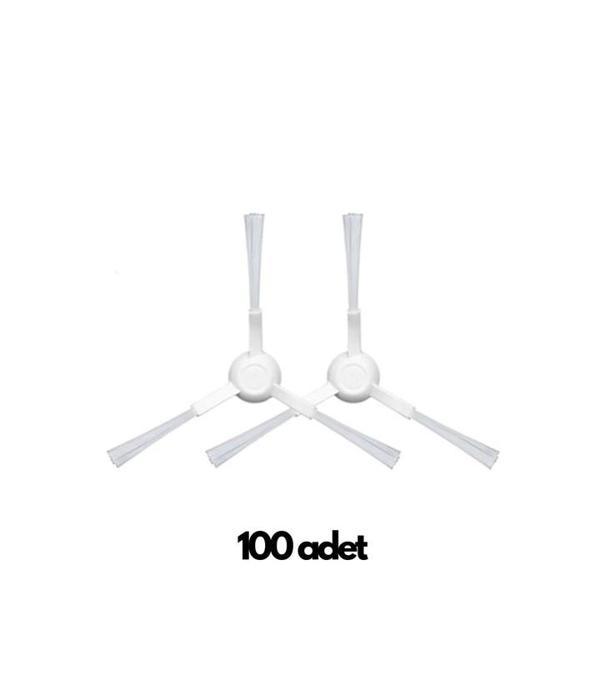 Xiaomi Mop Pro Uyumlu 200 adet (100 Paket) Yan Fırça - Image 1