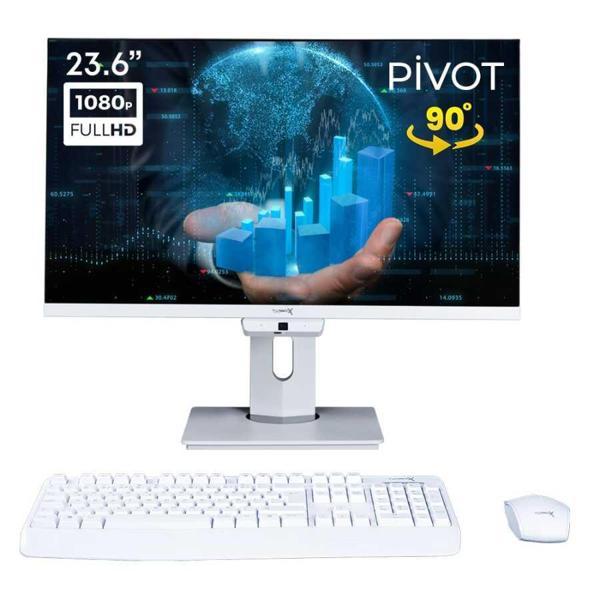 Turbox TAx1069 Intel Core i5 7400 8GB DDR4 Ram 512GB NVMe SSD 23.6 inç FHD Webcam All in One PC - Image 1