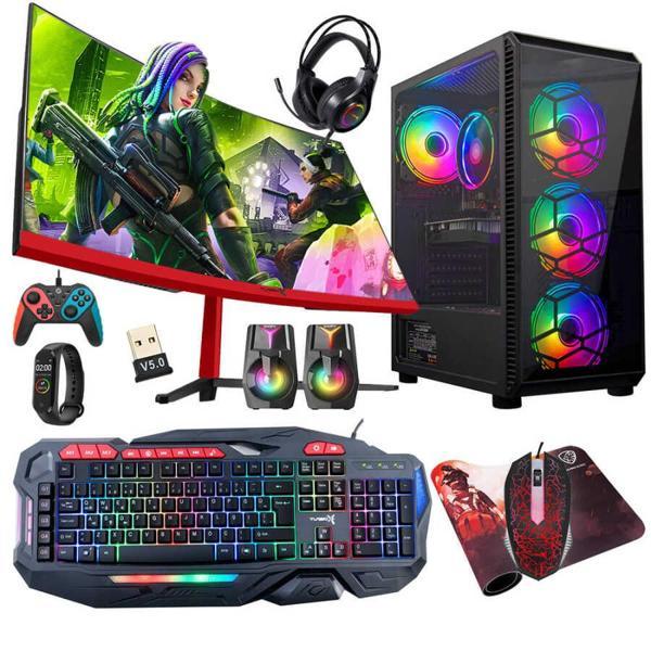 Turbox Tx5134 Intel Core i5 8400 16GB Ram 512GB SSD 4GB RX550 GDDR5 23.6 Curved Oyun Hazır Sistem - Image 1