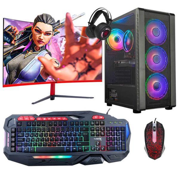 Turbox Tx5151 i5 4440 16GB Ram 512GB SSD 4GB GTX1050Ti 23.6 Curved Oyun Hazır Sistem - Image 1