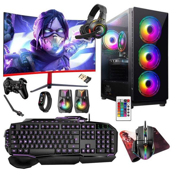 Turbox Tx5289 i5 9400F 16GB Ram 512GB SSD 8GB RX580 27 inç 100Hz Curved Oyun Hazır Sistem - Image 1