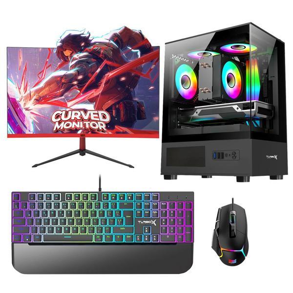 Turbox Tx5975 i5 10400F 32GB Ram 1TB NVMe 12GB RTX3060 23.6 165Hz Curved Oyun Hazır Sistem - Image 1