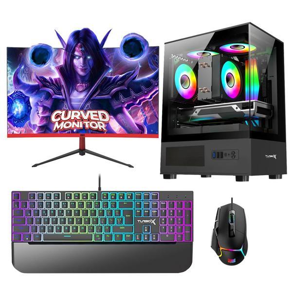 Turbox Tx5976 i5 10400F 32GB 1TB NVMe 12GB RTX3060 27 inç 165Hz Curved Oyun Hazır Sistem - Image 1
