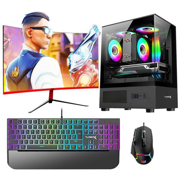 Turbox Tx5988 Ryzen 5 5500 32GB 1TB NVMe 12GB RTX3060 27 165Hz Curved Oyun Hazır Sistem - Image 1