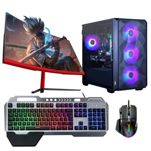 Turbox Tx5072 Intel Core i5 11400F 16GB Ram 512GB SSD 8GB RX580 23.6 Curved Oyun Hazır Sistem - Image 1