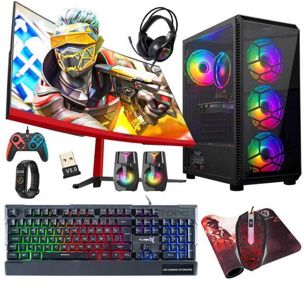 Turbox Tx5140 Intel Core i5 8400 16GB Ram 512GB SSD 4GB GT740 GDDR5 23.6 Curved Oyun Hazır Sistem - Image 1