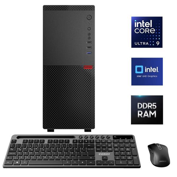 Turbox Intel Core Ultra 9 285K 32GB DDR5 1TB M.2 NVMe SSD Masaüstü Kurumsal Ofis Hazır Sistem - Image 1