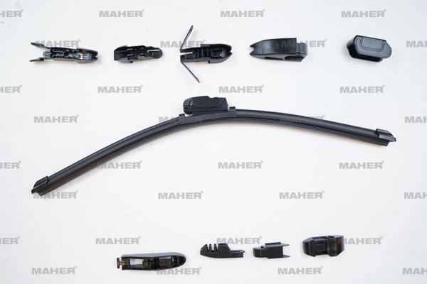 Silecek Süpürgesi Tek Tip Üniversal 10 Aparatlı 19 Muz (480Mm) - Image 1