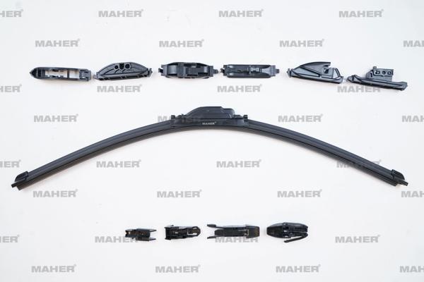 Silecek Süpürgesi Tek Tip Üniversal 11 Aparatlı 24 Muz (600Mm) - Image 1