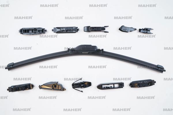 Silecek Süpürgesi Tek Tip Üniversal 11 Aparatlı-2020 Muz (500Mm) - Image 1