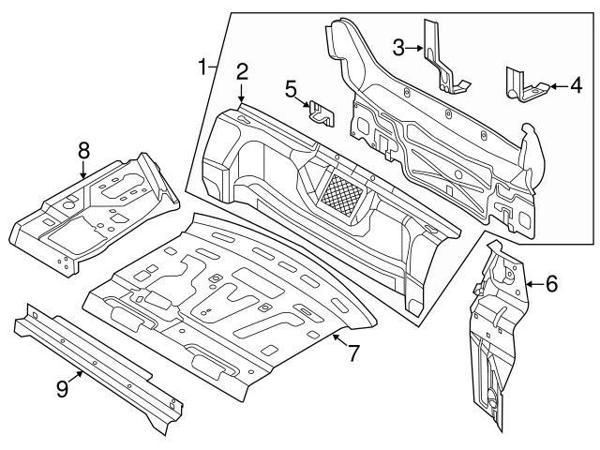 Stop Yuva Sacı Sağ Vw Jetta Bm 15- (Oem No: 5C6810690) - Image 1
