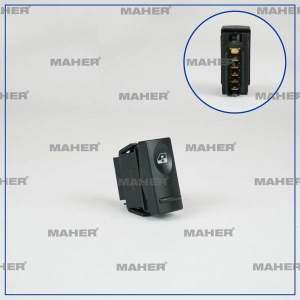 Cam Açma Düğmesi R19 (Tekli) Sağ (Oem No:7700817337) - Image 1
