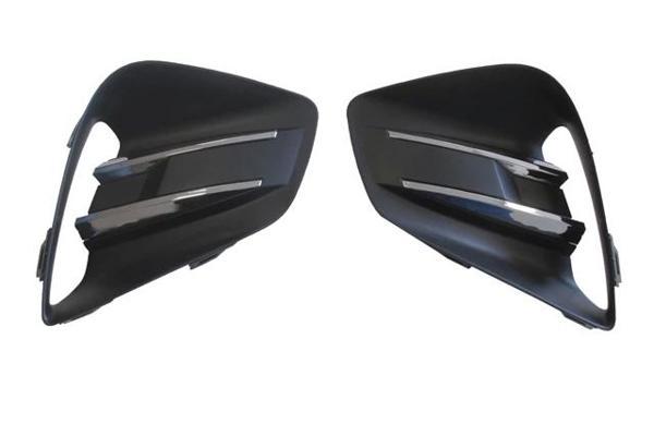 Renault Clıo- 5- Hb- 20/23; Sis Lamba Kapağı Sağ/Sol Set (2 Parça) Sis Deliksiz Nikelajlı (Oem No: 2 - Image 1