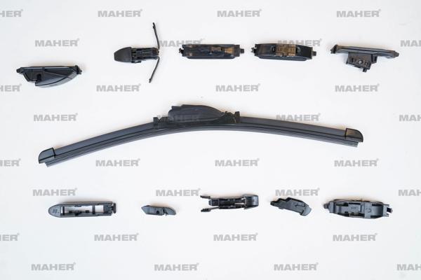 Silecek Süpürgesi Tek Tip Üniversal 11 Aparatlı 17 Muz (430Mm) - Image 1