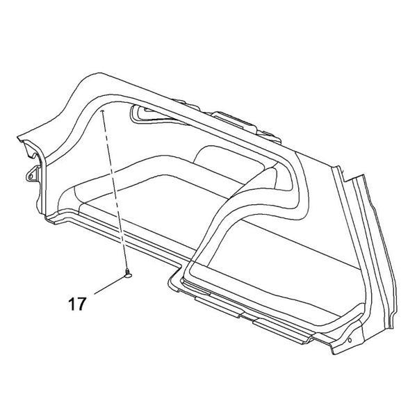Bagaj Kapak Iç Bakalıt Klıpsı Psa Astra J Insıgnıa A Insıgnıa B Bm 09- (Oem No: Yr00217280) - Image 1