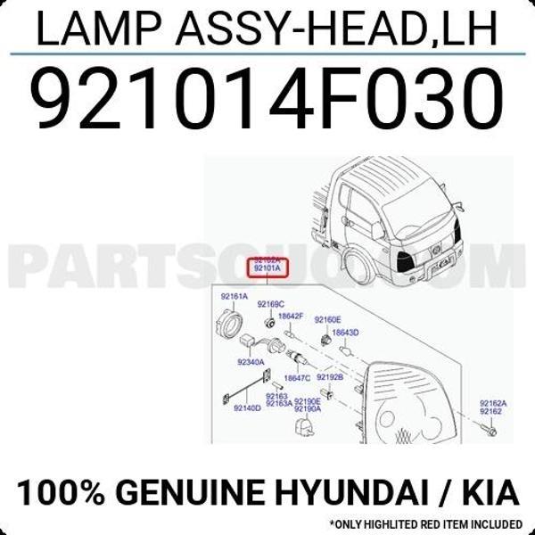 Far H-100 Kamyonet 2005-2011 Manuel Sol (Oem No:921014F030) - Image 1