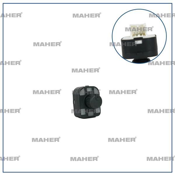 Düğme Ayna Ayar A3 / A4 / A6 / A8 / Q7 2004-08 (Oem No:8E0959565A) - Image 1