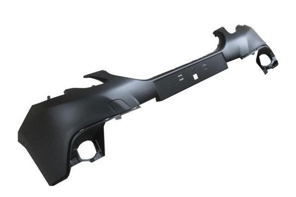 Peugeot 2008- 16/19; Ön Üst Tampon Siyah Sis Delikli/Sensör Deliksiz/Dodik Delikli (Tyg) (Oem No: 16 - Image 1