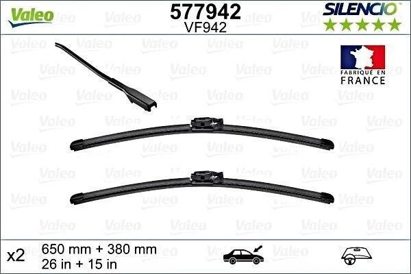 Silecek Süpürgesi Takım Captur 16Sonrası Aerotwın A250S (650+360Mm) (Oem No: 288907630R) - Image 1