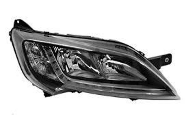 Far Ducato Maxı / Boxer / Jumper 14Sonrası Led Far Sağ Ballast Motorlu Siyah Çerçeve (Oem No: 468622 - Image 1