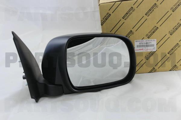 Dış Dikiz Aynası Hılux 06-11 Manuel Siyah Sağ (Oem No: 87910-0K071) - Image 1