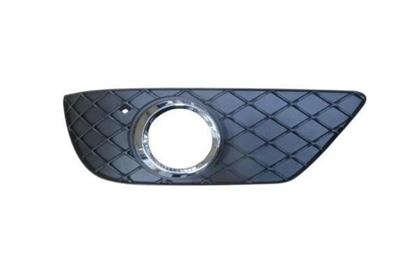 Mercedes C Class- C Class- 2011-2013  Sis Lamba Kapağı Sol Siyah (Sis Delikli/Nikelaj Çerçeveli) (Tw - Image 1