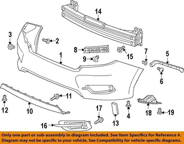 Tampon Bağlantı Braketi Cıvıc Arka 16-22 Fc5 Sol (Oem No: 71555-Tba-A00) - Image 1