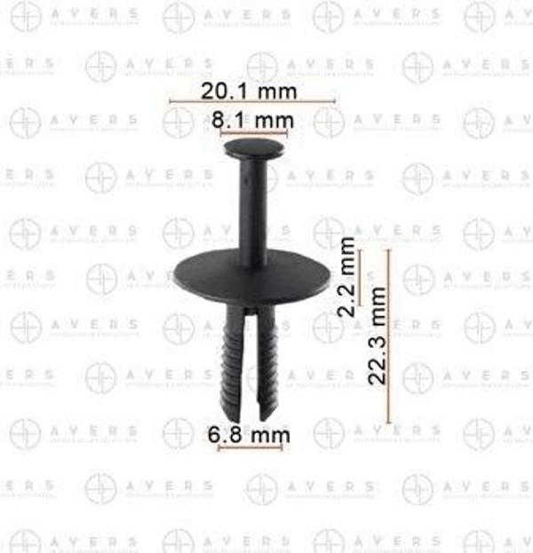 Ön Tampon Klıpsı Vectra B 95-02 (Oem No: 1400806) - Image 1