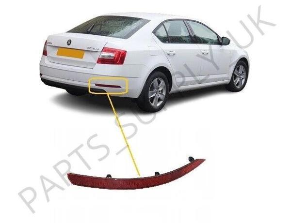 Vw Octavia 2013- Tampon Reflektörü Arka Sağ  (Oem No:5E5945106A) - Image 1