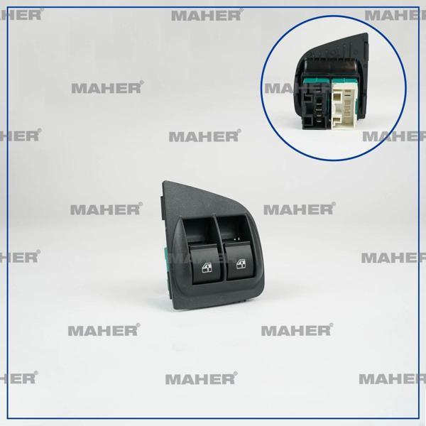 Cam Açma Düğmesi Doblo Iı (Çiftli) Çerçeveli Sol (Oem No:735417033) - Image 1