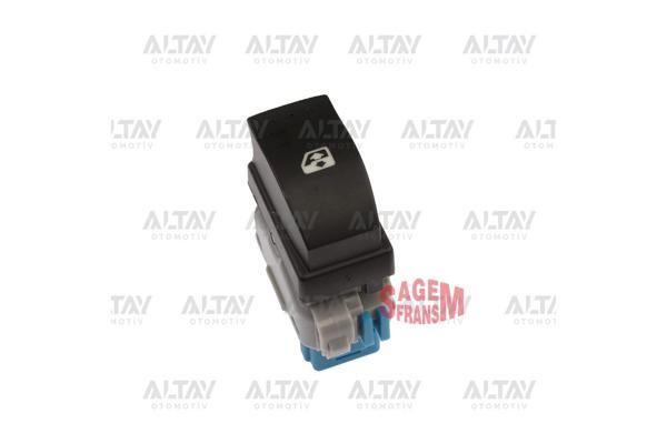 Cam Açma Düğmesi Kangoo Iıı / Duster / Master Iıı Ön Sağ Mavi Tekli (Oem No:8200476809) - Image 1