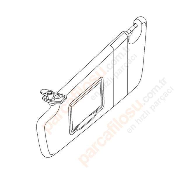 Güneşlik Cıvıc 01-05 Vtec2 Takım R-L (Oem No: 83280-S5L-T61Zb) - Image 1