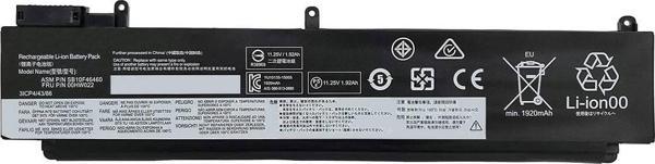 İnfostar Lenovo 45N1756 Notebook Bataryası Pili - Ver.2 (Alt) - Image 1