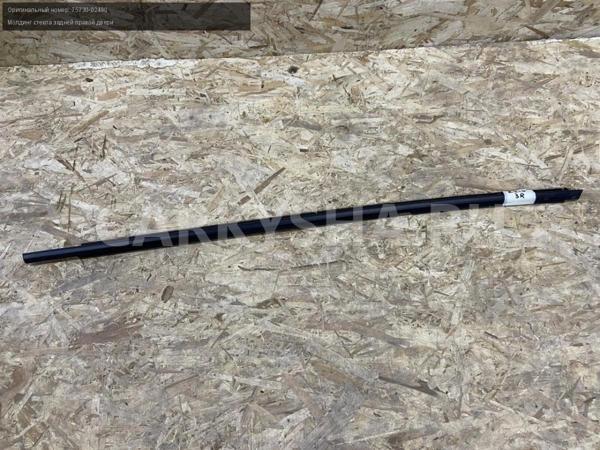 Cam Sıyırıcı Corolla 19-21 Arka Kapı Dış Sağ Krom (Oem No: 75730-02490) - Image 1