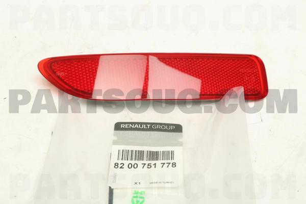Tampon Reflektörü Arka Sağ Sedan Renault Dacıa Logan Bm 09- (Oem No: 8200751778) - Image 1