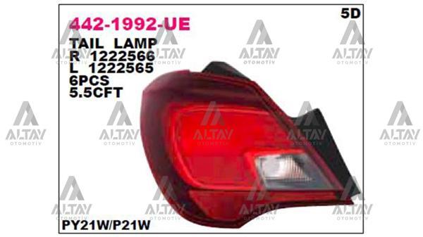 Stop Lambası Dış Corsa E 2015 Sonrası Sol (Oem No:1222565) - Image 1