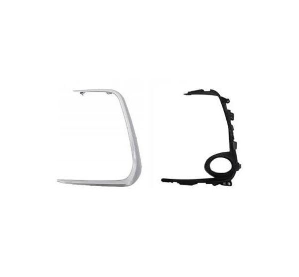 Toyota Corolla- E210- 2019-2024  Sis Lamba Kapağı Sol Sis Delikli Nikelajlı İç Dış Set (2 Parça) (Oe - Image 1