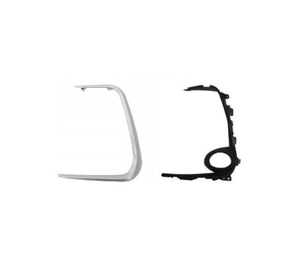 Toyota Corolla- E210- 2019-2024  Sis Lamba Kapağı Sol Sis Delikli Gri İç Dış Set (2 Parça) (Oem No:5 - Image 1