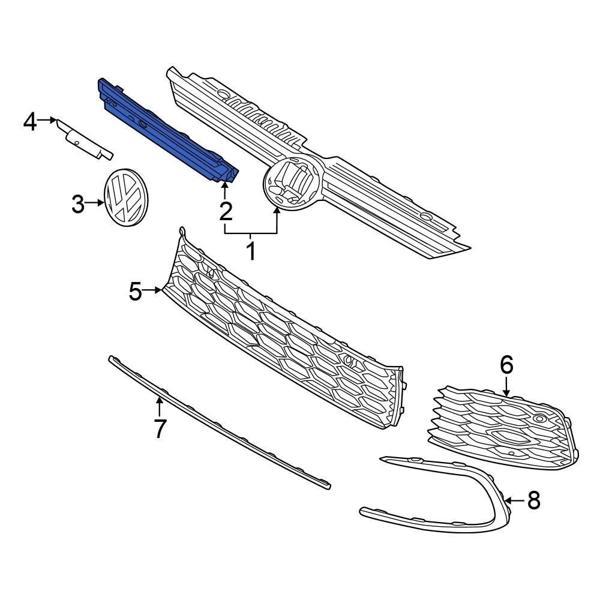 Panjur Farı Sol Vw Golf8 Bm 20- (Oem No: 5H0941653C) - Image 1