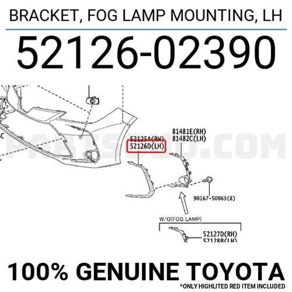 Sis Lamba Kapağı Corolla 2019 Sonrası Gri Sol (Oem No:5212602390) - Image 1