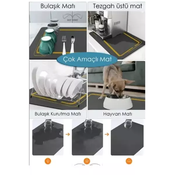 Büro Ev Ofis Banyosu için Çok Amaçlı Duş Matı - Image 1