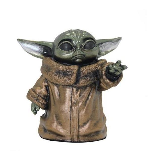 Büro Ev Ofis Dekoru için Mini Baby Yoda Büstü - Image 1