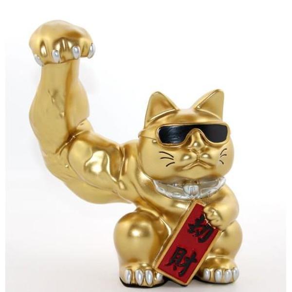 Büro Ev Ofis Dekoru için Polyester Şanslı Kedi Tasarımı - Image 1