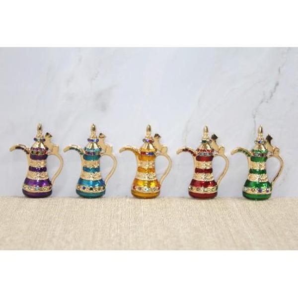 Büro Ev Ofis Dekoru için Lüks Taşlı Mini İbrik Biblosu - Image 1