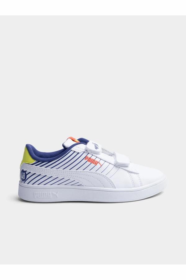 Puma Smash3.0 Poised 2race VInf Çocuk Ayakkabı 40065801 - Image 1