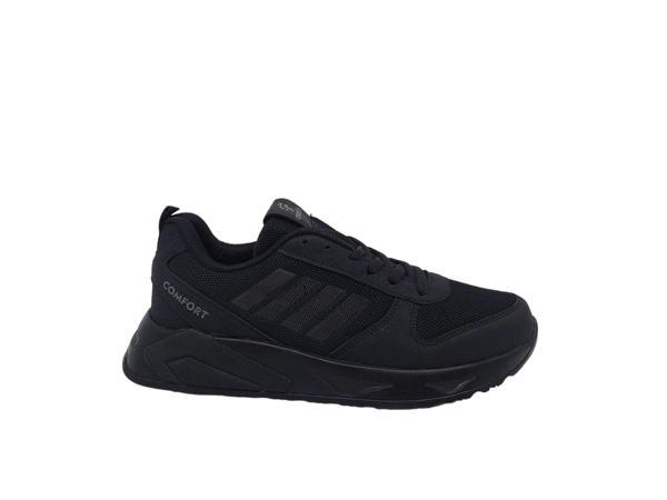 Comfort 354 Erkek Siyah File Günlük Kullanım Spor Ayakkabı - Image 1
