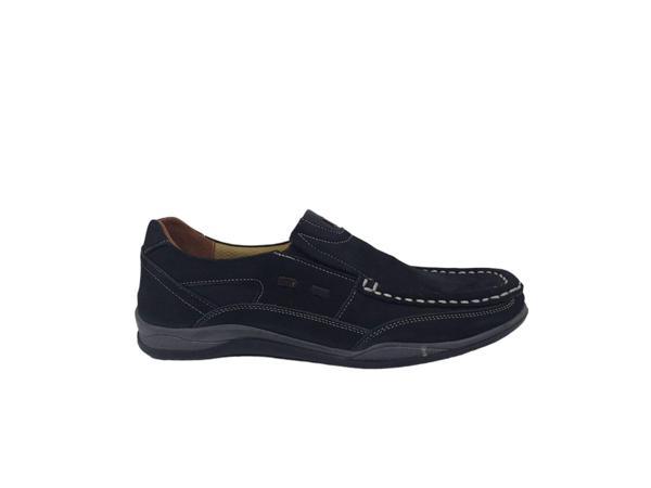 Zerhan 2001 Erkek Siyah Nubuk Deri Ayakkabı - Image 1