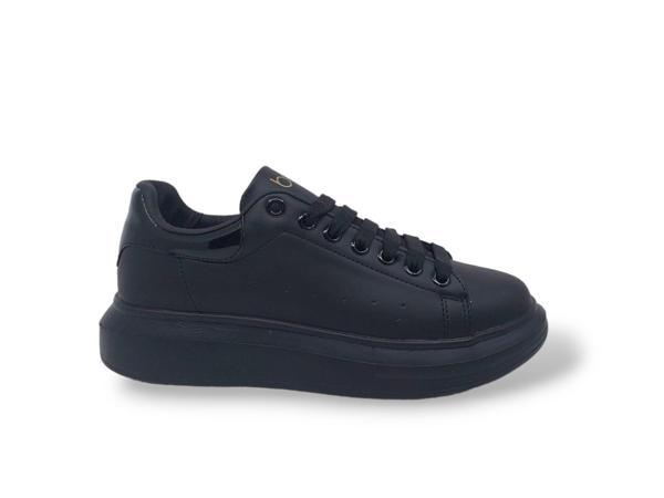 Best Of 8561 Erkek Siyah Kalın Taban Günlük Spor Casual Ayakkabı - Image 1