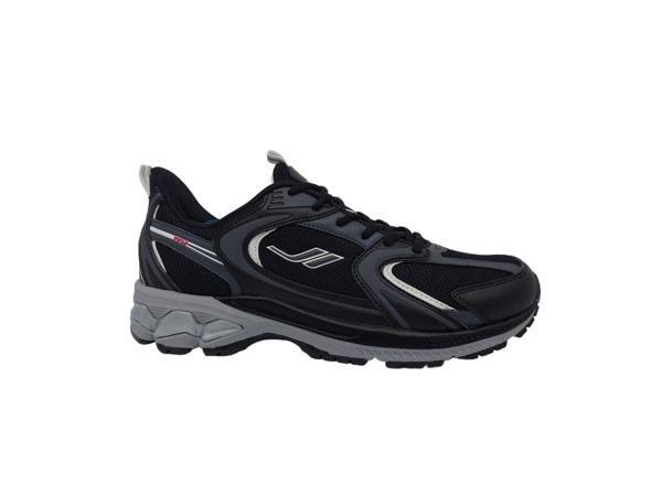 Lescon Orıon Unisex Siyah Bağcıklı Yürüyüş Koşu Spor Ayakkabı - Image 1
