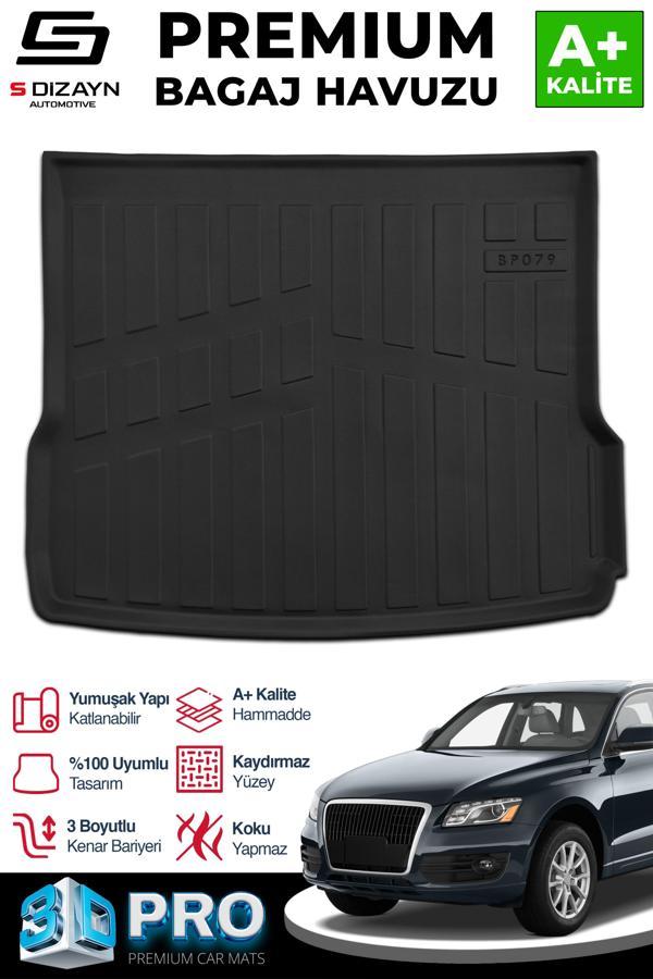 S-Dizayn Audi Q5 3D Pro Bagaj Havuzu 2009-2017 A+ Kalite - Image 1